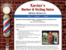 Tablet Screenshot of elkgrovebarbershop.com